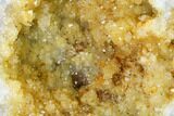 Keokuk Quartz Geode with Filiform Pyrite - Iowa #144722-2